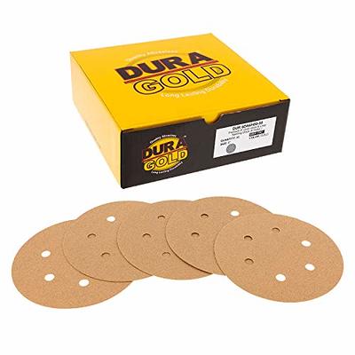 Dura-Gold Premium - Variety Pack - 5 Gold Sanding Discs - 8-Hole