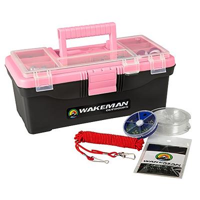 PLUSINNO 201pcs Fishing Accessories Kit, Fishing Tackle Box with