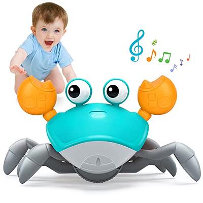 PintreeLand Crawling Crab Baby Toys with Music & Light, Tummy Time  Interactive Toddler Toy Automatically Avoid Obstacles for Boys or Girls  (Orange) - Yahoo Shopping