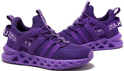 koppu Boys Girls Shoes Non-Slip Tennis Shoes Fashion Lightweight Breathable Kids  Sneakers for Little Kids/Big Kids（Purple 4.5） - Yahoo Shopping