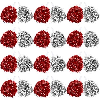 GEFIRE Pompons Métalliques pour Pom-Pom Girl 2 Pièces Pompons Sport Foil Pompom  Girl Argent Rose Cheer Leading Poms Fleur Ronde,Cheerleading Pompom Dance  Pompom Sports Game Team Spirit : : Cuisine et Maison