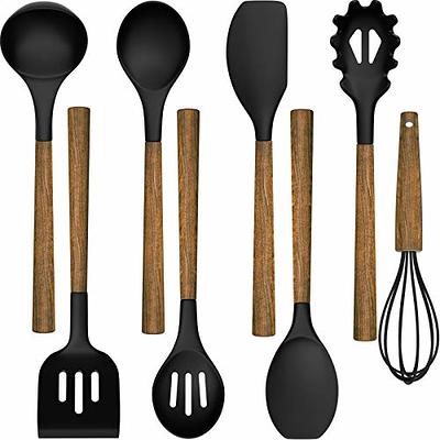 Kitchen Utensils Set-12 Pieces Silicone Cooking Utensils Set (Dishwasher  Safe) 392°F Heat Resistant Spatula Set,Nonstick Cookware