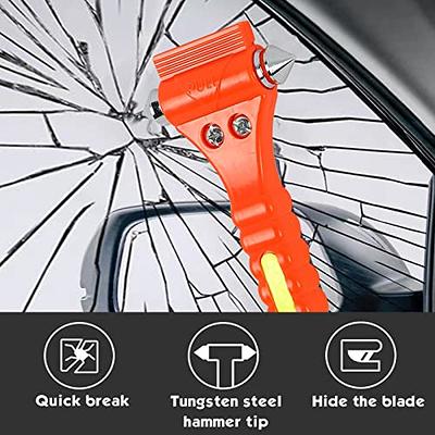 MorTime 6 Pack Car Safety Hammer Window Breaker, Car Emergency Escape Tool,  Window Hammer Seat Belt Cutter - Yahoo Shopping