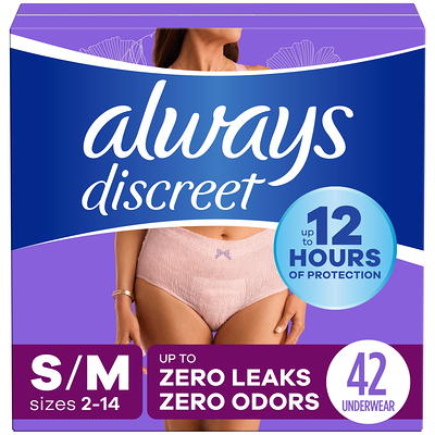 Depend Silhouette Incontinence & Postpartum Underwear For Women - Maximum  Absorbency - S - Black - 60ct : Target