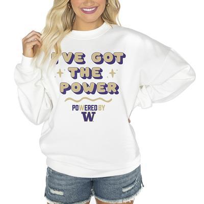 Women's Gameday Couture White MTSU Blue Raiders Play On French Terry  Tri-Blend Hoodie T-Shirt