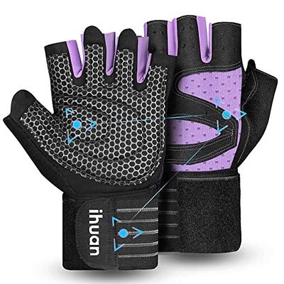 ihuan Ventilated Weight Lifting Gym Workout Gloves with Wrist Wrap Support  for Men & Women, Full Palm Protection, for Weightlifting, Training, Fitness,  Hanging, Pull ups - Yahoo Shopping