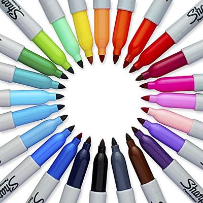 SHARPIE Gel Highlighters, Bullet Tip, Assorted Colors, 5 Count & Permanent  Markers Variety Pack, Featuring Fine, Ultra-Fine, and Chisel-Point Markers