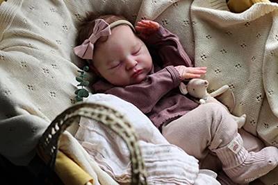 BABESIDE Lifelike Reborn Baby Dolls Girl - 12-Inch Realistic-Newborn Full  Platinum Silicone Body Real Life Baby Doll Sleeping Baby with Soft Body  Kids