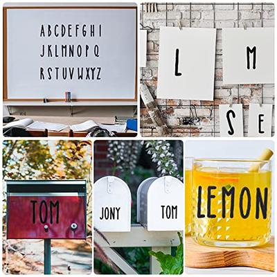 1-2 Inch Letter Stickers Sticky Sticker Adhesive Letters DIY