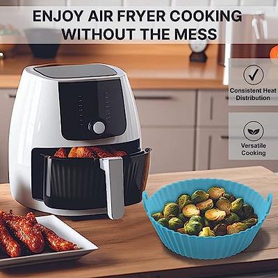 Air Fryer Silicone Liners Reusable,3-Pack Silicone Air Fryer