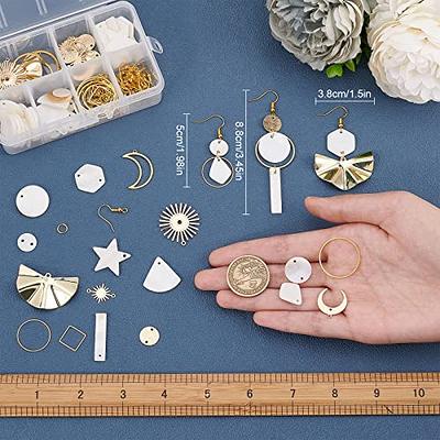 Diy Shell Earring Making Kits With Shell Pendants Links - Temu