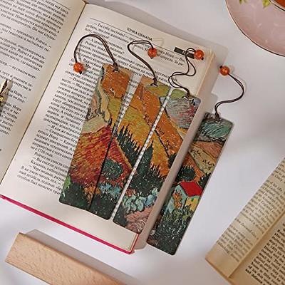 Travel Map Bookmarks Handmade Paper Bookmarks With Ribbon Set of 2