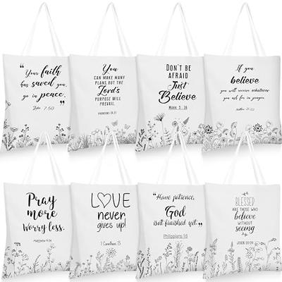 Christian Tote Bag, Flower Catholic Gifts For Women, Reusable Grocery Boho  Religious Gifts, Bible Study Trendy - Yahoo Shopping