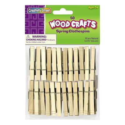 Creatology™ Mini Wood Clothespins