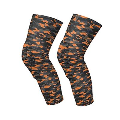 Compression Calf Sleeves - Black Orange