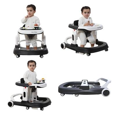 Eliantte Foldable Baby Walker, Sit to Stand Activity Center with