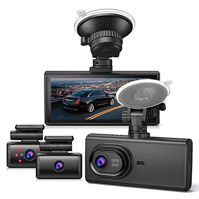 4K UHD Dash Cam with 2K Rear Camera