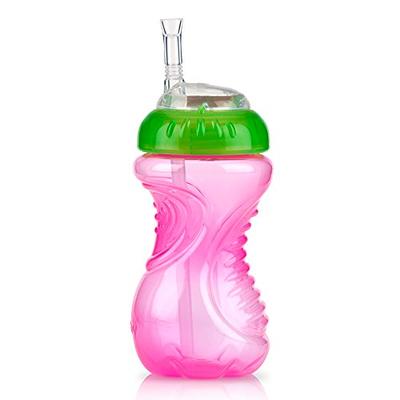 Nuby No-Spill Gripper Cup, Sippy Cup for Baby and Toddler, 10 Ounce, Colors  May