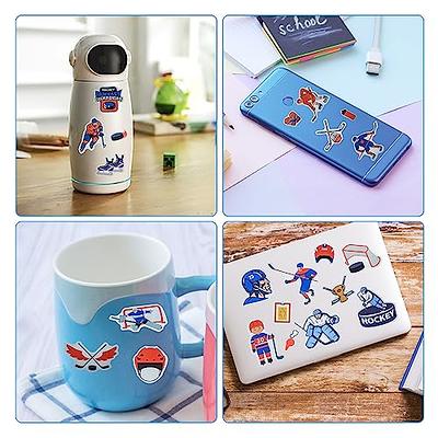 Hockey Stickers |50 Pcs Field Hockey Waterproof Vinyl Decals for Water  Bottles Laptop Luggage Cup Computer Mobile Phone Skateboard Guitar Décor