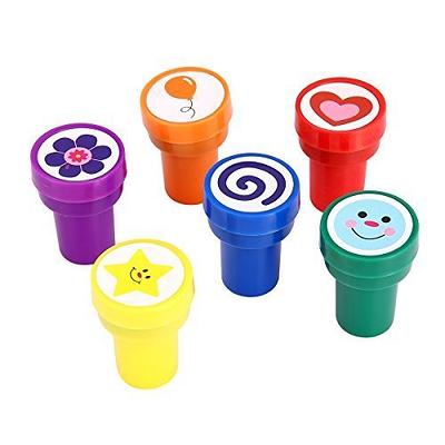 Stamps for Kids, LUCKYBIRD S1118 Best Self Inking Plastic Fun