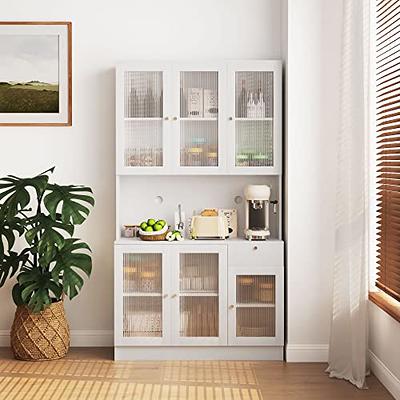 Buy Kitchen Pantry Storage Cabinet with Drawer, Doors and Shelves