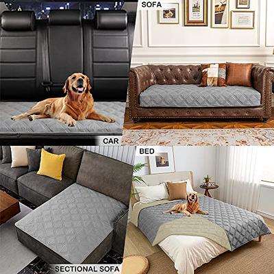 100% Waterproof Dog Bed Cover Furniture Protector Sofa Cover Non-Slip  Washable Reusable Incontinence Bed Underpads for Pets Kids Children Dog