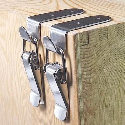 4Pcs Lock Toggle Latch Fastener Stainless Steel Cabinet Clamps Hinges  Multi-Use