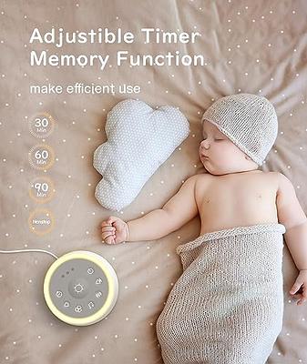 Dreamegg D1 Sound Machine Baby - White Noise Machine for Baby with Night  Light, 24 High Fidelity Sounds, Timer & Memory Feature, Noise Machine for