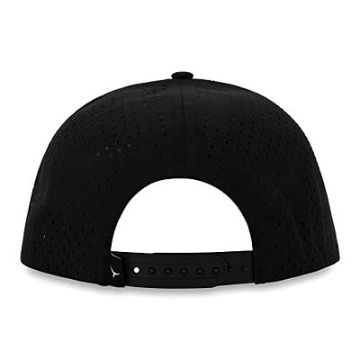 Salt Mafia 7-Panel Flat Brim Water-Resistant Performance Snap Back Hat,  Blackout - Yahoo Shopping