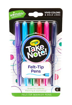 Crayola Take Note! Ultra-Fine Washable Felt-Tip Marker Pen, Pack