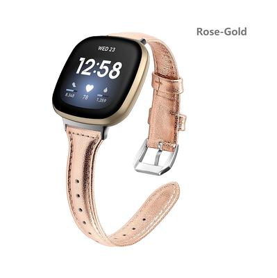  Compatible with Fitbit Versa 3 / Sense Leather Bands