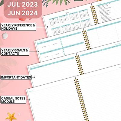 Appointment Book 2023-2024, Weekly Appointment Book,Jul 2023,Jun 2024 with  Monthly Tabs, Daily Hourly Planner 2023-2024, 15-Minute Interval, Pocket,  8.5x11 - Yahoo Shopping