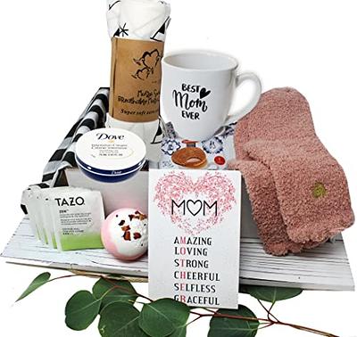 BECTA Design - New Mom Gift Basket. Each Beautifully Prepared Gift Set Contains 5 Hand Picked Essentials for Expecting Mothers. The Perfect Gifts
