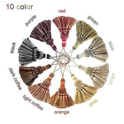  SUNNYCLUE 180Pcs DIY 20 Sets Keychain Tassels Bulk