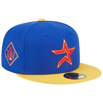 Houston Astros Black Double Throwback New Era 59Fifty Fitted