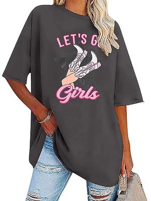 Western Cowboys Shirt for Women Casual Country Music Tees Tops Vintage  Graphic T-Shirt Rodeo Tee Tops (S, Gray) at  Women's Clothing store