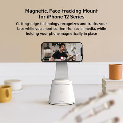 Auto Face Tracking Tripod for iPhone and Android, 360° Rotation, Content  Creator Essentials, Vlogging, Streaming, Portable, Rechargeable 