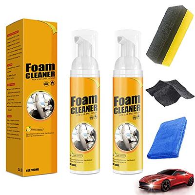 1 Bottle 100ml Multi-functional Car Cleaning Spray, Powerful Stain Remover  For Car Surface Dirt Removal