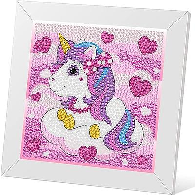 Diamond Art for Kids with Frames, Mosaic Gem Sticker Art Projects Kits,  Holiday Crafts Supplies Gifts for Girls Boys Ages 6 7 8 9 10 11 12