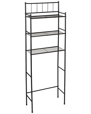 Honey Can Do 3-Tier Tubular Metal Shelf, Olive and White