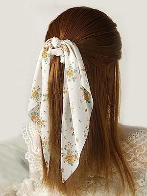 Ayesha Hair Bows for Women Girls Ribbon Bows Hair Clips Long Tail