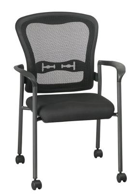 KLASIKA Office Reception Guest Chair Adjustable Mesh Back Stacking