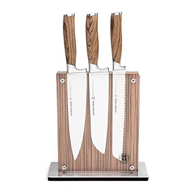 Schmidt Brothers Cutlery Zebra Wood 15-Piece Knife Block Set