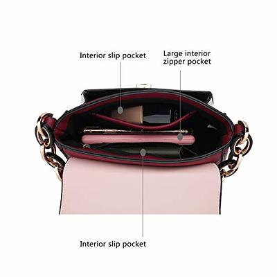 BBTT.ful Crossbody Bags for Women Medium PU Leather Shoulder Bag Purse  women's Evening Handbags with Chain Strap: Handbags