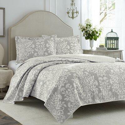 Laura Ashley Rowland Floral Cotton Quilt Set - Yahoo Shopping