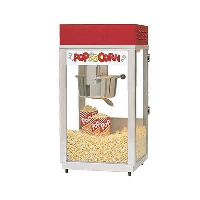 Gold Medal 2660SR Portable Popcorn Machine w/ 6 oz Kettle & Red Top, 120v