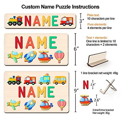 Cartoon ABC Puzzles Block Toy ABC Animal Puzzle Assembly Ability Traning Memory Alphabet Jigsaw Puzzle for Preschool Toys Kids Party Favors Bear, Size