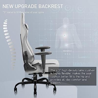 Gaming Chair Racing Office Computer Ergonomic Video Game Chair Backrest And  Seat Height Adjustable Swivel Recliner With Headrest And Lumbar Pillow Esp  - Yahoo Shopping