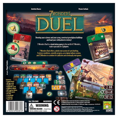 7 Wonders Duel Strategy Board Game: Pantheon Expansion for Ages 10 and up,  from Asmodee