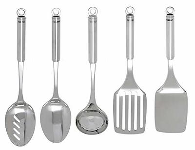 KitchenAid Premium Solid Turner with Hang Hook, 13.6-Inch, Stainless Steel